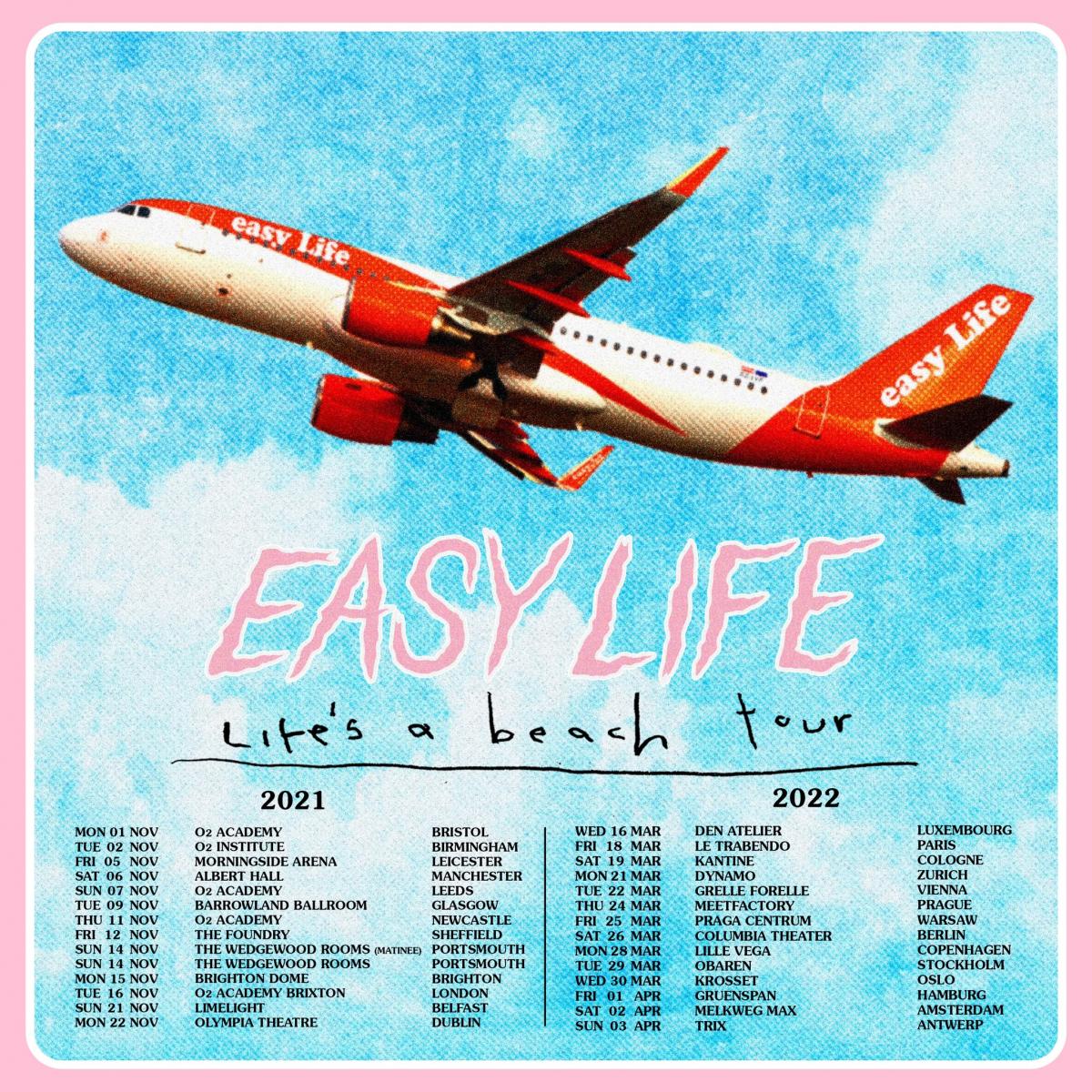 easy life tour support act